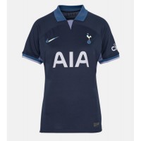 Camisa de Futebol Tottenham Hotspur Cristian Romero #17 Equipamento Secundário Mulheres 2023-24 Manga Curta